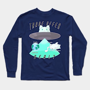 Trade Offer Meme - I receive you receive Long Sleeve T-Shirt